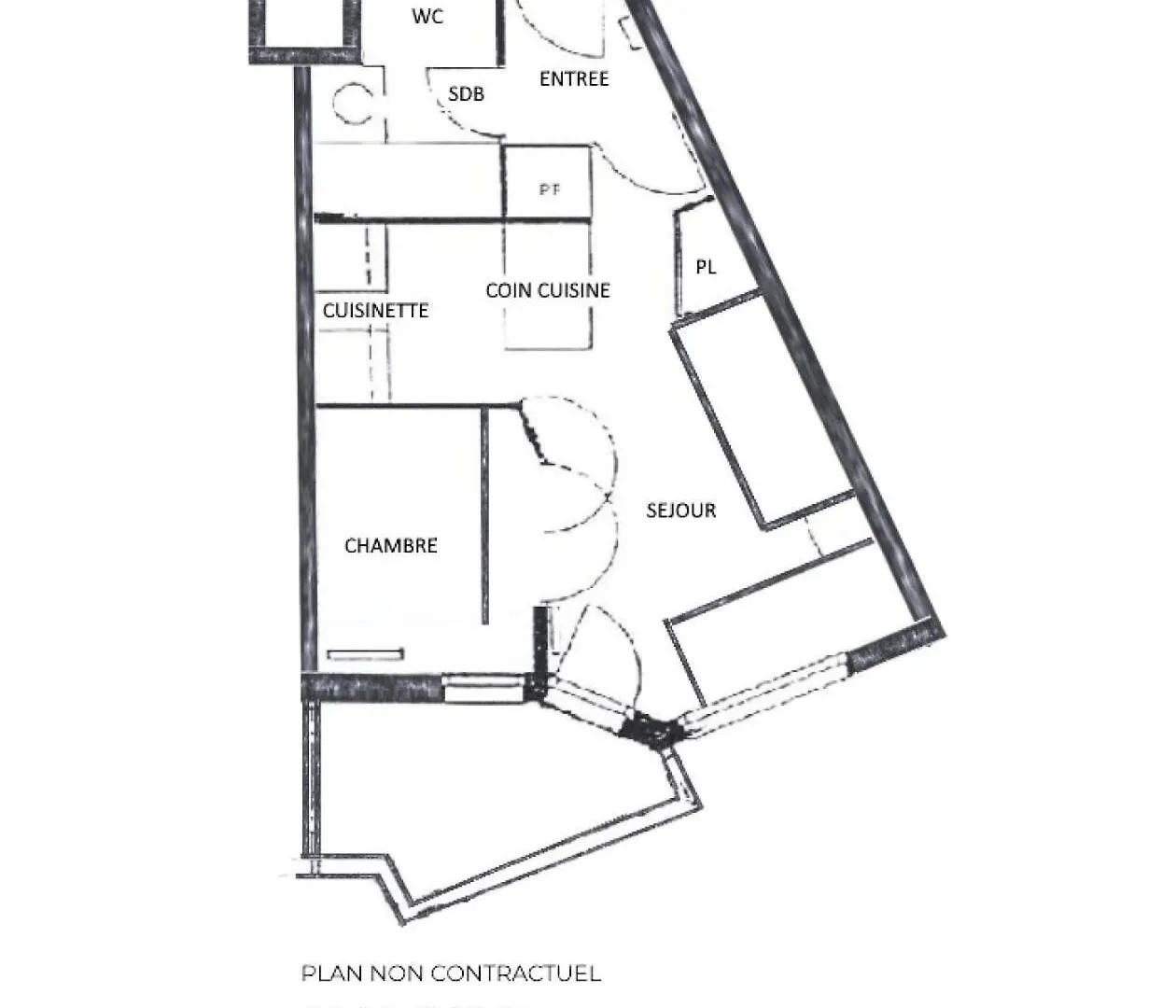 Lejlighed Residence Median - Appartement Equipe Pour 4 Personnes Aux Menuires Mae-5544 Saint-Martin-de-Belleville